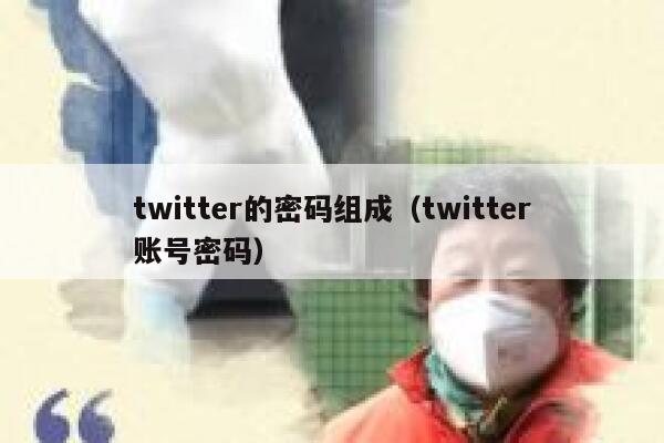 twitter的密码组成（twitter账号密码） 第1张