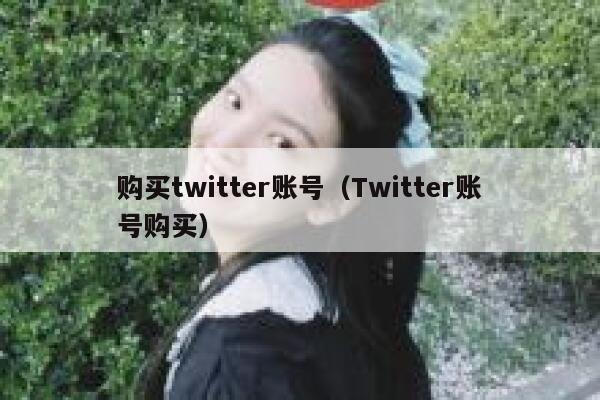 购买twitter账号（Twitter账号购买） 第1张
