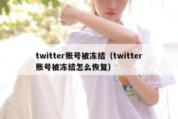 twitter账号被冻结（twitter账号被冻结怎么恢复） 第1张