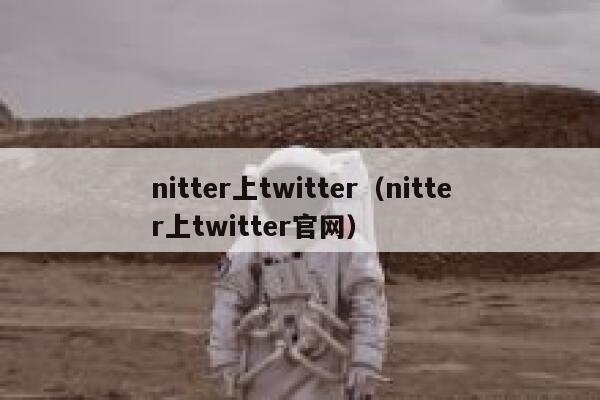 nitter上twitter（nitter上twitter官网） 第1张
