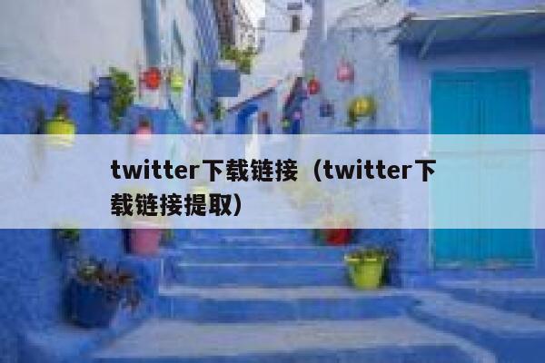 twitter下载链接（twitter下载链接提取） 第1张