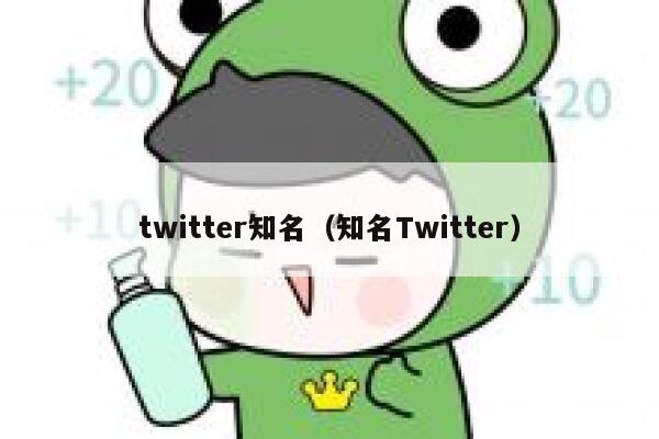 twitter知名（知名Twitter） 第1张