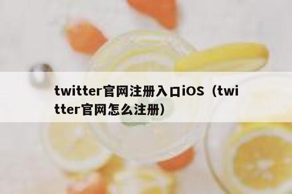 twitter官网注册入口iOS（twitter官网怎么注册） 第1张