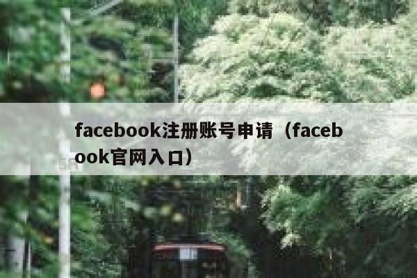 facebook注册账号申请（facebook官网入口） 第1张
