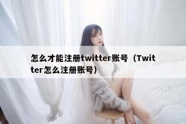 怎么才能注册twitter账号（Twitter怎么注册账号） 第1张
