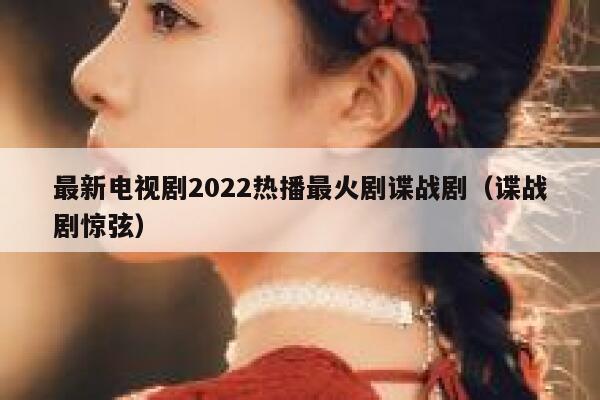 最新电视剧2022热播最火剧谍战剧（谍战剧惊弦） 第1张