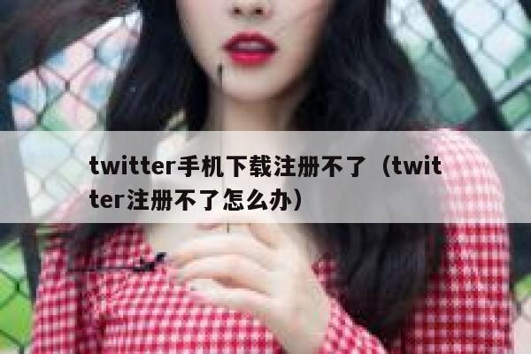 twitter手机下载注册不了（twitter注册不了怎么办） 第1张