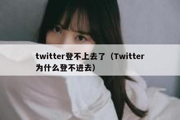 twitter登不上去了（Twitter为什么登不进去） 第1张