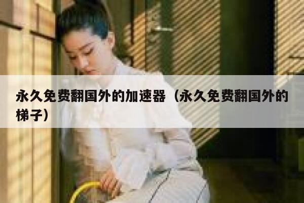 永久免费翻国外的加速器（永久免费翻国外的梯子） 第1张