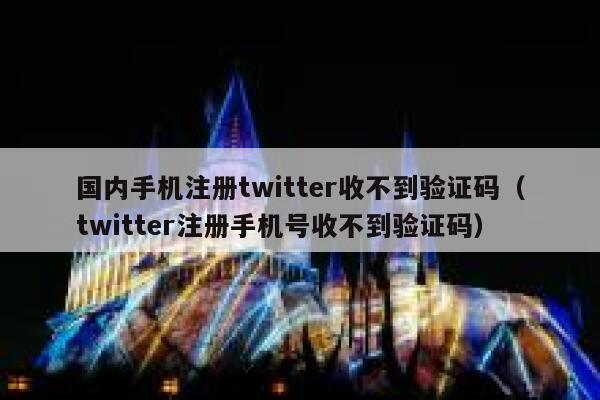 国内手机注册twitter收不到验证码（twitter注册手机号收不到验证码） 第1张