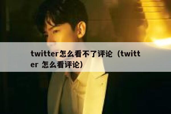 twitter怎么看不了评论（twitter 怎么看评论） 第1张
