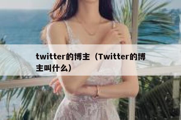 twitter的博主（Twitter的博主叫什么） 第1张