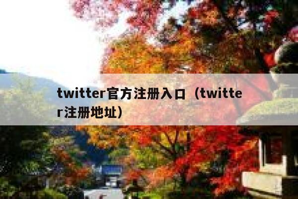 twitter官方注册入口（twitter注册地址） 第1张