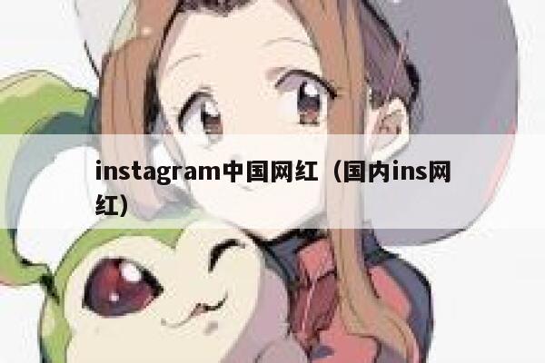 instagram中国网红（国内ins网红） 第1张