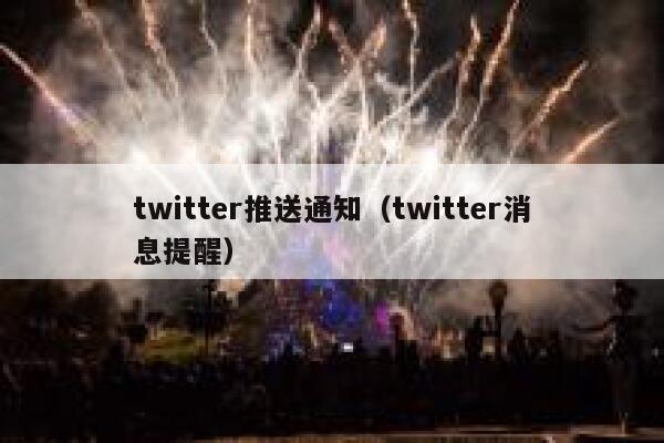 twitter推送通知（twitter消息提醒） 第1张