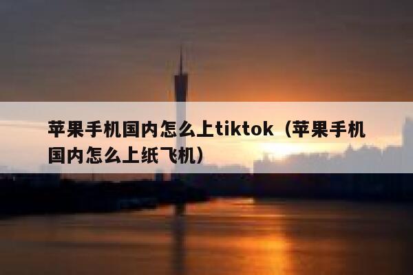 苹果手机国内怎么上tiktok（苹果手机国内怎么上纸飞机） 第1张