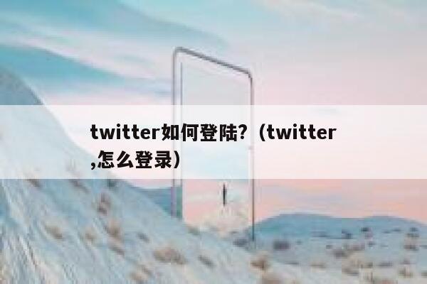 twitter如何登陆?（twitter,怎么登录） 第1张