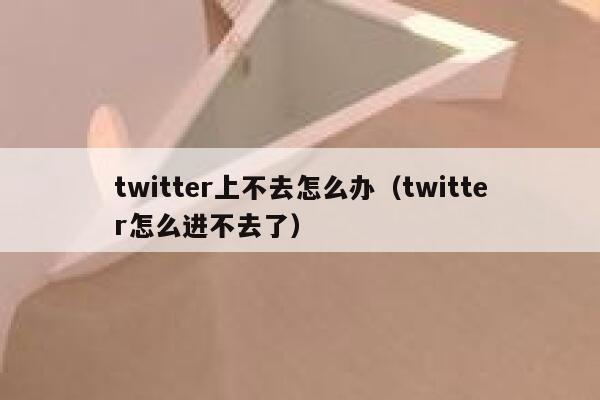 twitter上不去怎么办(twitter怎么进不去了) 第1张 twitter上不去怎么办(twitter怎么进不去了) 第1张