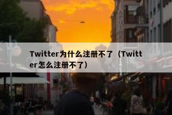 Twitter为什么注册不了(Twitter怎么注册不了) 第1张 Twitter为什么注册不了(Twitter怎么注册不了) 第1张