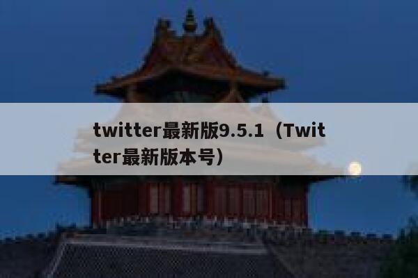 twitter最新版9.5.1(Twitter最新版本号) 第1张 twitter最新版9.5.1(Twitter最新版本号) 第1张