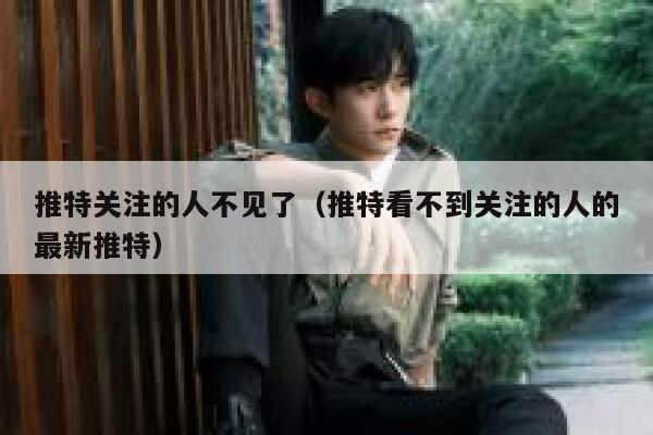 推特关注的人不见了(推特看不到关注的人的最新推特) 第1张 推特关注的人不见了(推特看不到关注的人的最新推特) 第1张