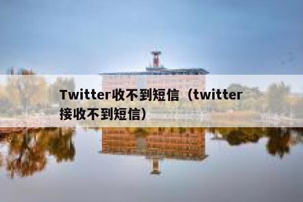 Twitter收不到短信（twitter接收不到短信） 第1张