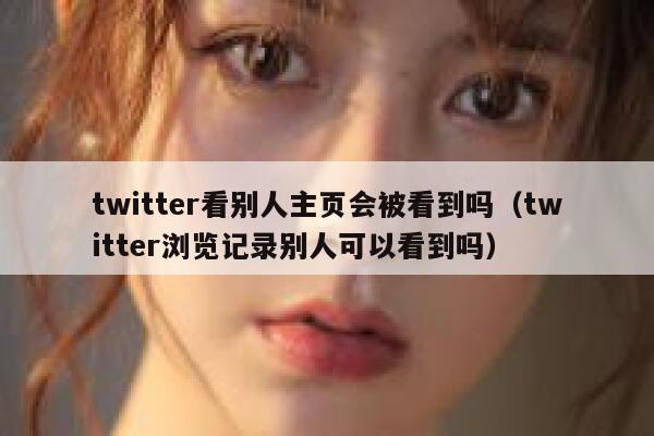 twitter看别人主页会被看到吗（twitter浏览记录别人可以看到吗） 第1张