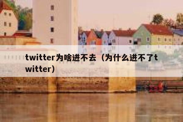 twitter为啥进不去（为什么进不了twitter） 第1张