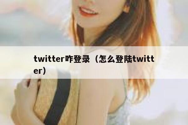 twitter咋登录(怎么登陆twitter) 第1张 twitter咋登录(怎么登陆twitter) 第1张
