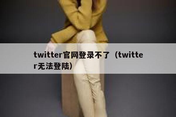 twitter官网登录不了（twitter无法登陆） 第1张