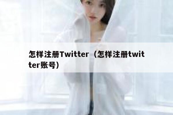 怎样注册Twitter(怎样注册twitter账号) 第1张 怎样注册Twitter(怎样注册twitter账号) 第1张