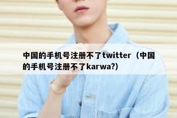 中国的手机号注册不了twitter（中国的手机号注册不了karwa?） 第1张