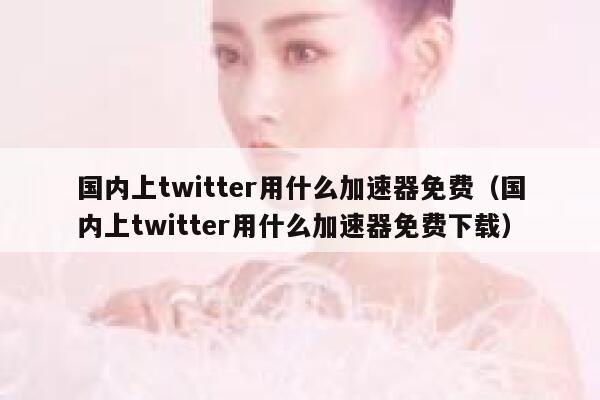 国内上twitter用什么加速器免费（国内上twitter用什么加速器免费下载） 第1张