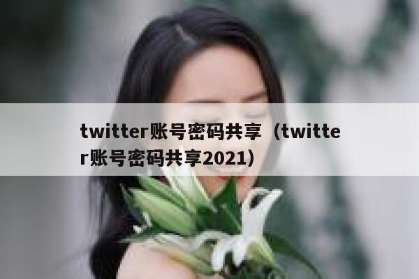 twitter账号密码共享（twitter账号密码共享2021） 第1张