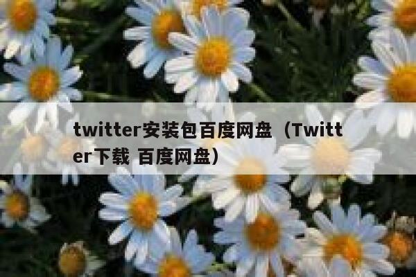 twitter安装包百度网盘（Twitter下载 百度网盘） 第1张