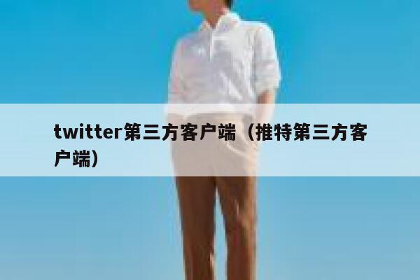 twitter第三方客户端（推特第三方客户端） 第1张