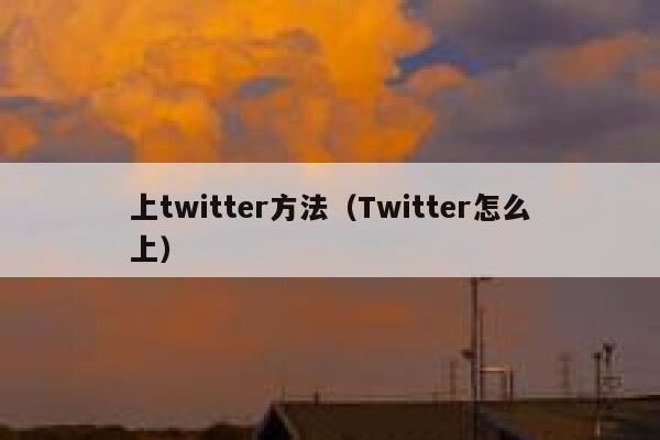 上twitter方法(Twitter怎么上) 第1张 上twitter方法(Twitter怎么上) 第1张