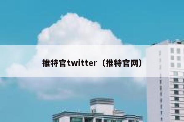 推特官twitter（推特官网） 第1张