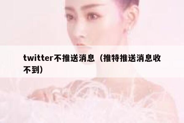 twitter不推送消息(推特推送消息收不到) 第1张 twitter不推送消息(推特推送消息收不到) 第1张