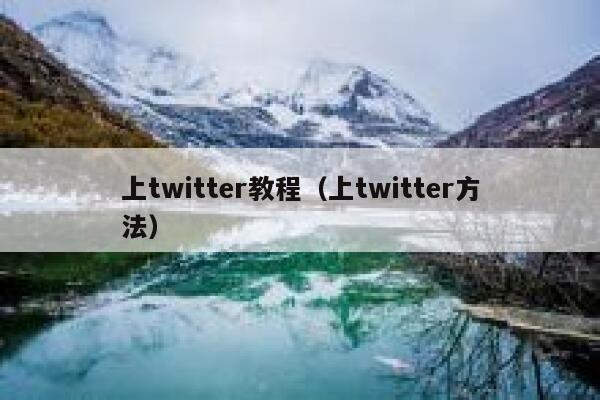 上twitter教程（上twitter方法） 第1张