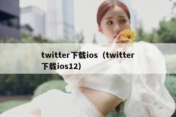 twitter下载ios（twitter下载ios12） 第1张