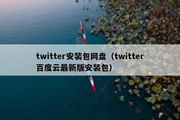twitter安装包网盘（twitter百度云最新版安装包） 第1张