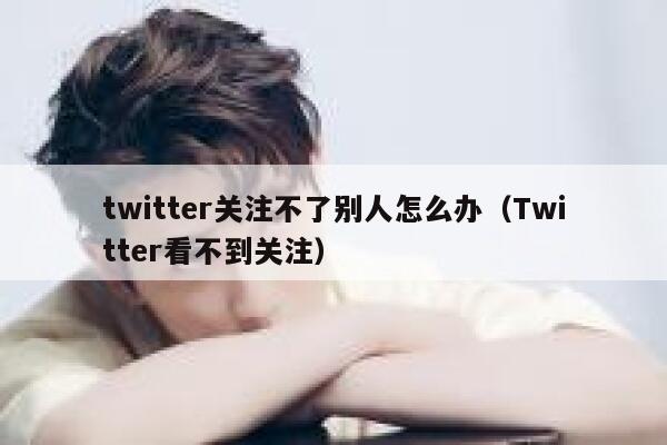 twitter关注不了别人怎么办（Twitter看不到关注） 第1张