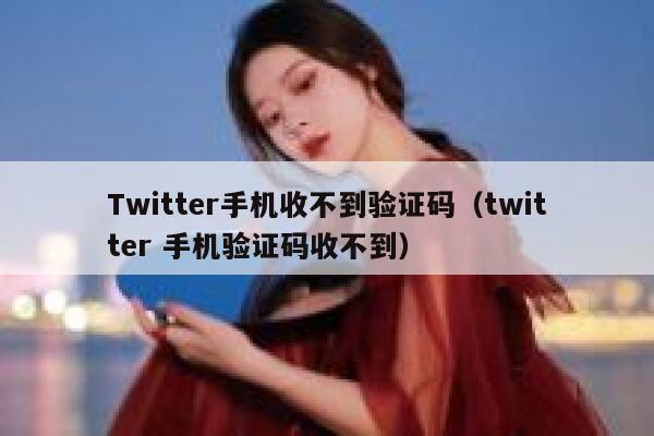 Twitter手机收不到验证码（twitter 手机验证码收不到） 第1张