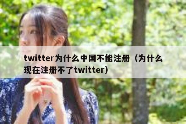 twitter为什么中国不能注册（为什么现在注册不了twitter） 第1张