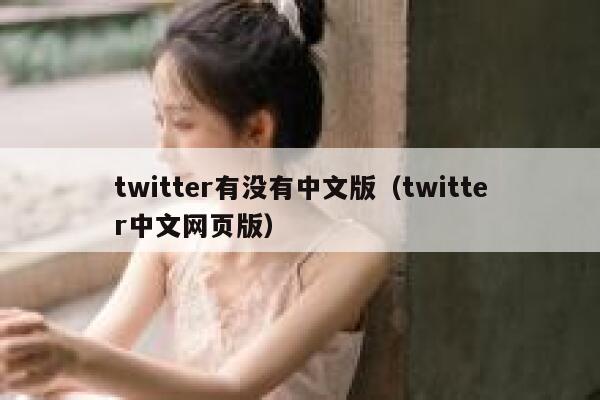 twitter有没有中文版（twitter中文网页版） 第1张