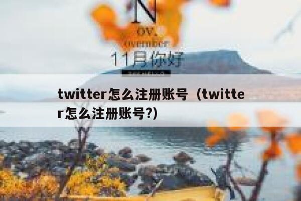 twitter怎么注册账号(twitter怎么注册账号?) 第1张 twitter怎么注册账号(twitter怎么注册账号?) 第1张