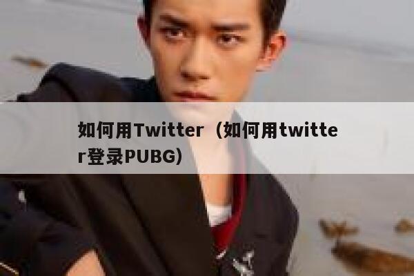 如何用Twitter（如何用twitter登录PUBG） 第1张