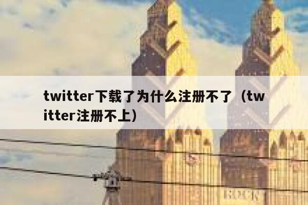twitter下载了为什么注册不了（twitter注册不上） 第1张