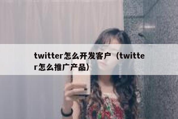twitter怎么开发客户(twitter怎么推广产品) 第1张 twitter怎么开发客户(twitter怎么推广产品) 第1张